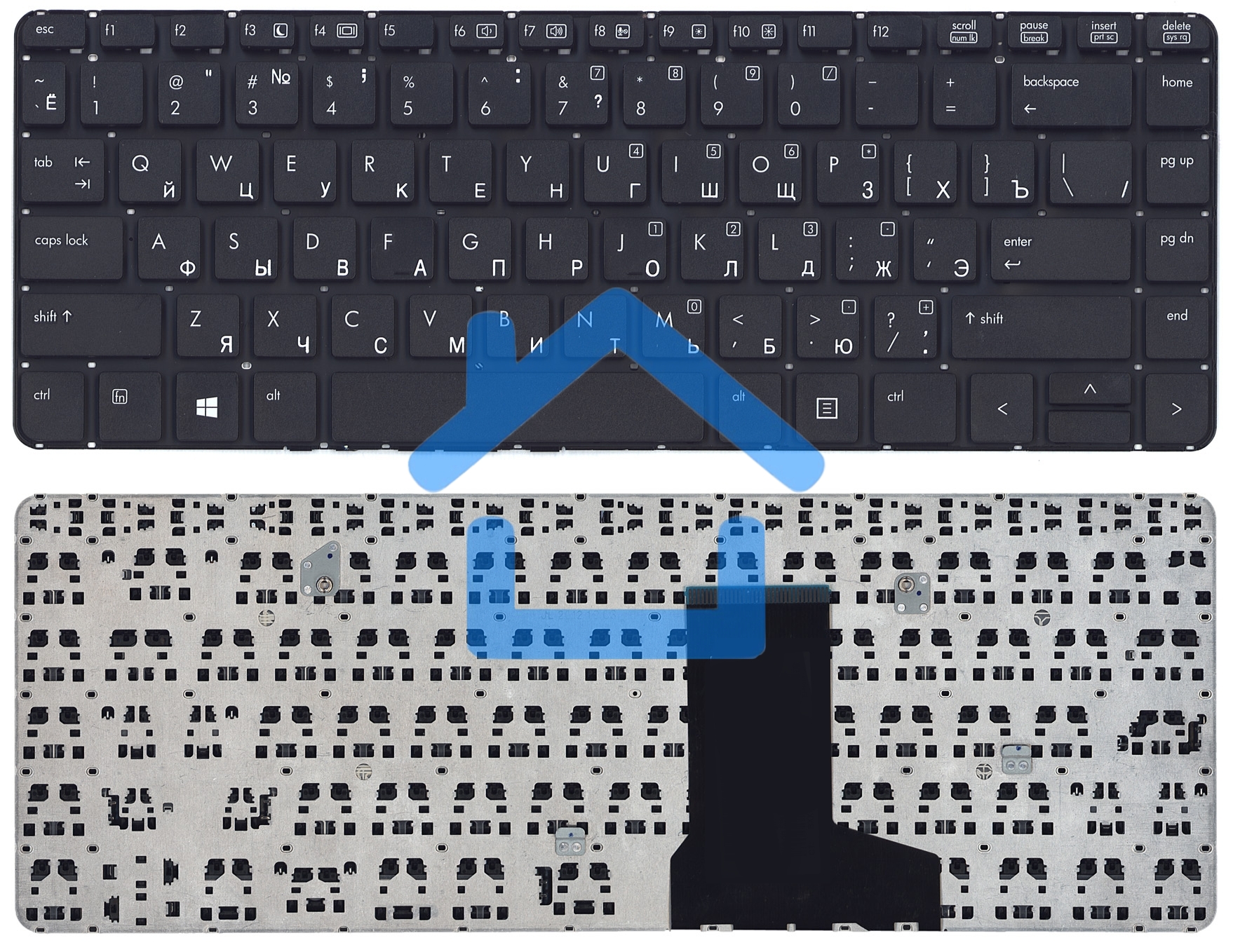 Клавиатура для ноутбука HP ProBook 430 G1 черная