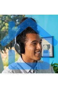 Гарнитура JLAB GO Work Wireless Headset, для компьютера/мобильных устройств, накладные, bluetooth, черный ieuhbgoworkrblk4