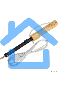 Паяльник ЭПСН 220В 25Вт дерев. ручка ПД Rexant 12-0225