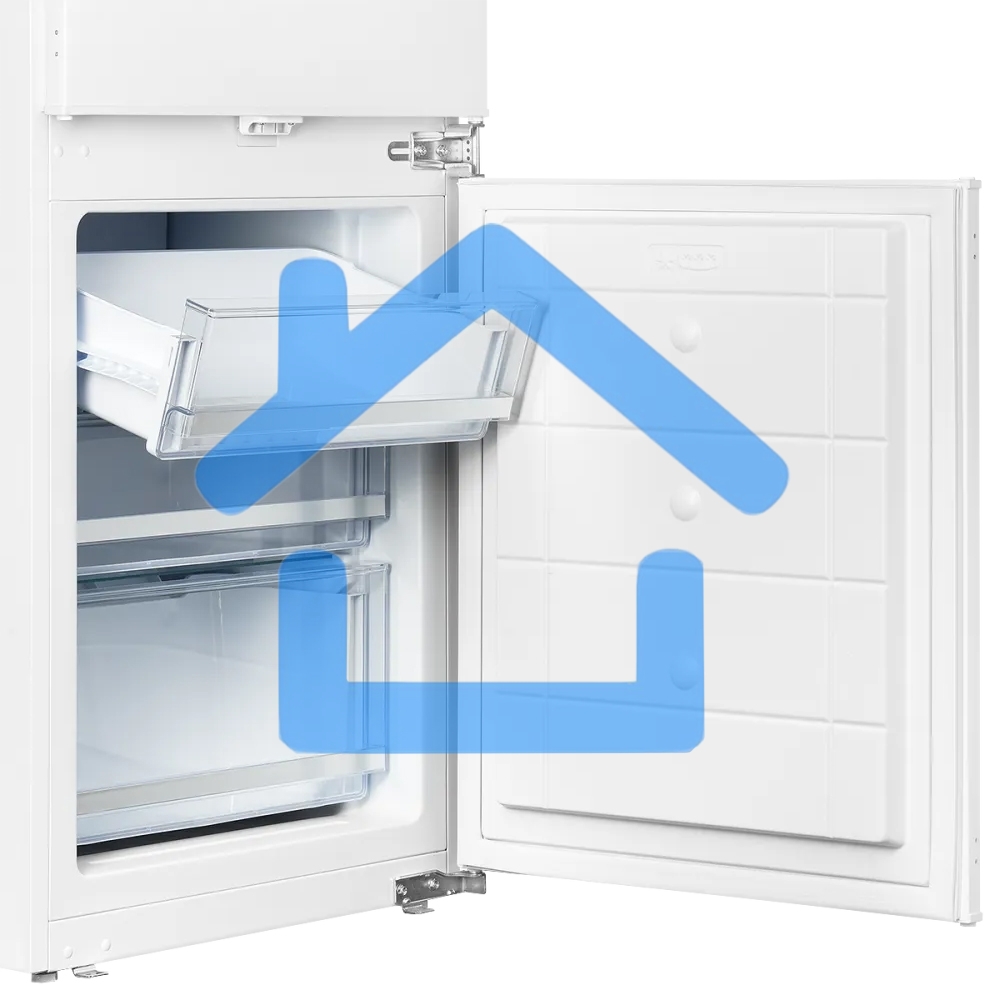 Встраиваемый холодильник Kuppersberg RBN 1760, High-Tech, объем 237 л, скользящий фасад, электронное управление, No Frost, антибактериальный пластик, звуковой сигнал при открытой дверце, перенавешиваемые двери, LED освещение, уровень шума 41 дБ, энергоэфф