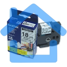 Картридж ленточный Brother TZE241 18x8 черный шрифт, белый фон, для Brother P-Touch