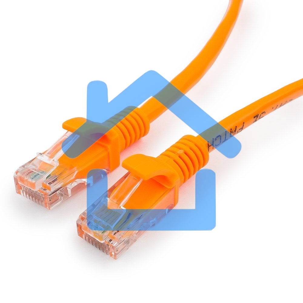 Патч-корд UTP Cablexpert кат. 5e, 1м, литой, многожил. (оранжевый)