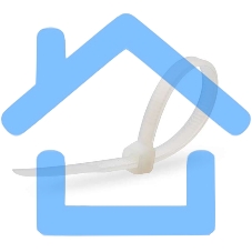 Нейлоновые стяжки FORTISFLEX КСС 3х100 мм белый 100 штук 49391