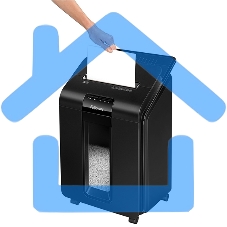 Шредер Fellowes AutoMax 100M (секр.P-4)/фрагменты/100лист./23лтр./скрепки/скобы/пл.карты