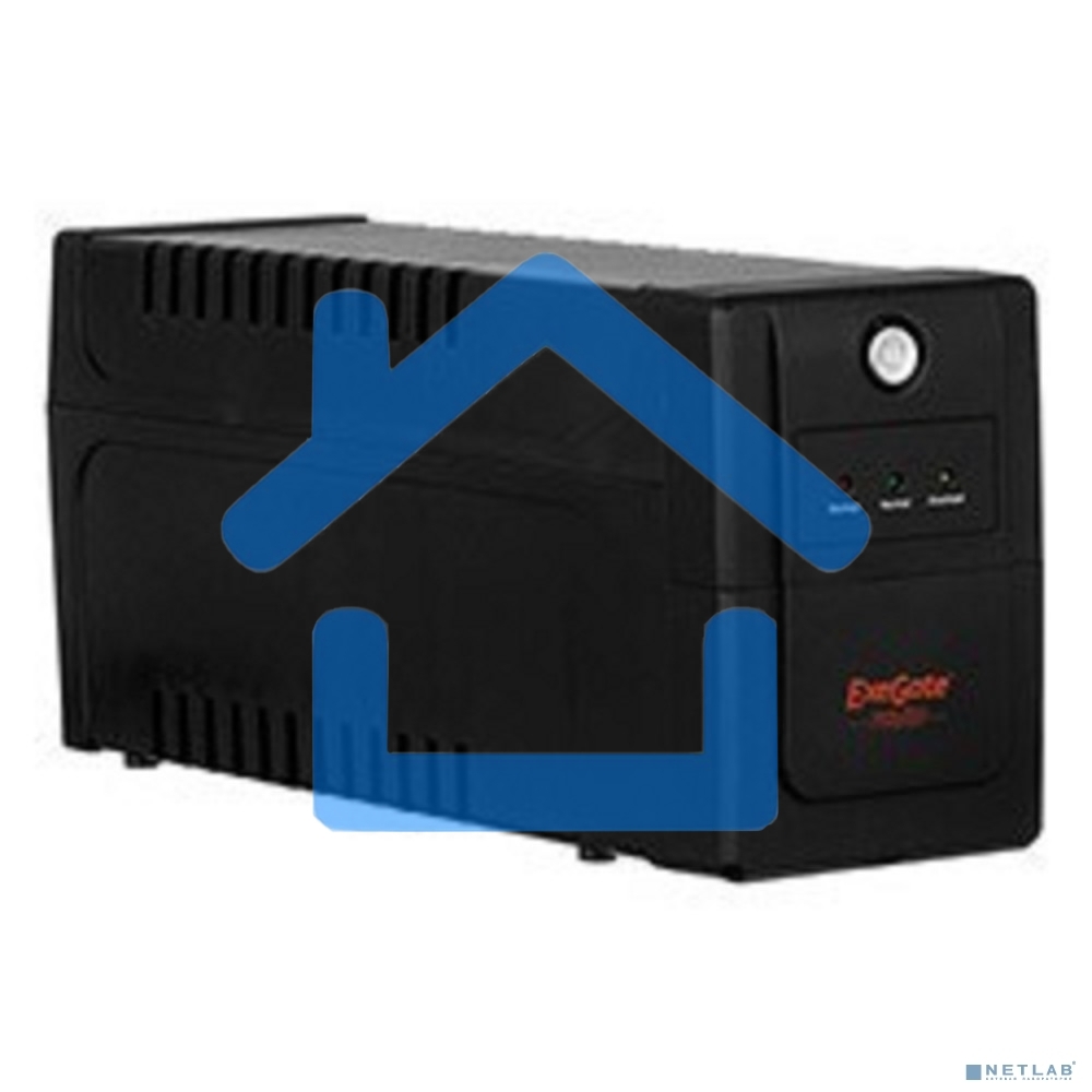 Источник бесперебойного питания ExeGate Power Back BNB-650.LED.AVR.EURO.RJ.USB 650VA/360W, LED, AVR,2 евророзетки, RJ45/11, USB, черный