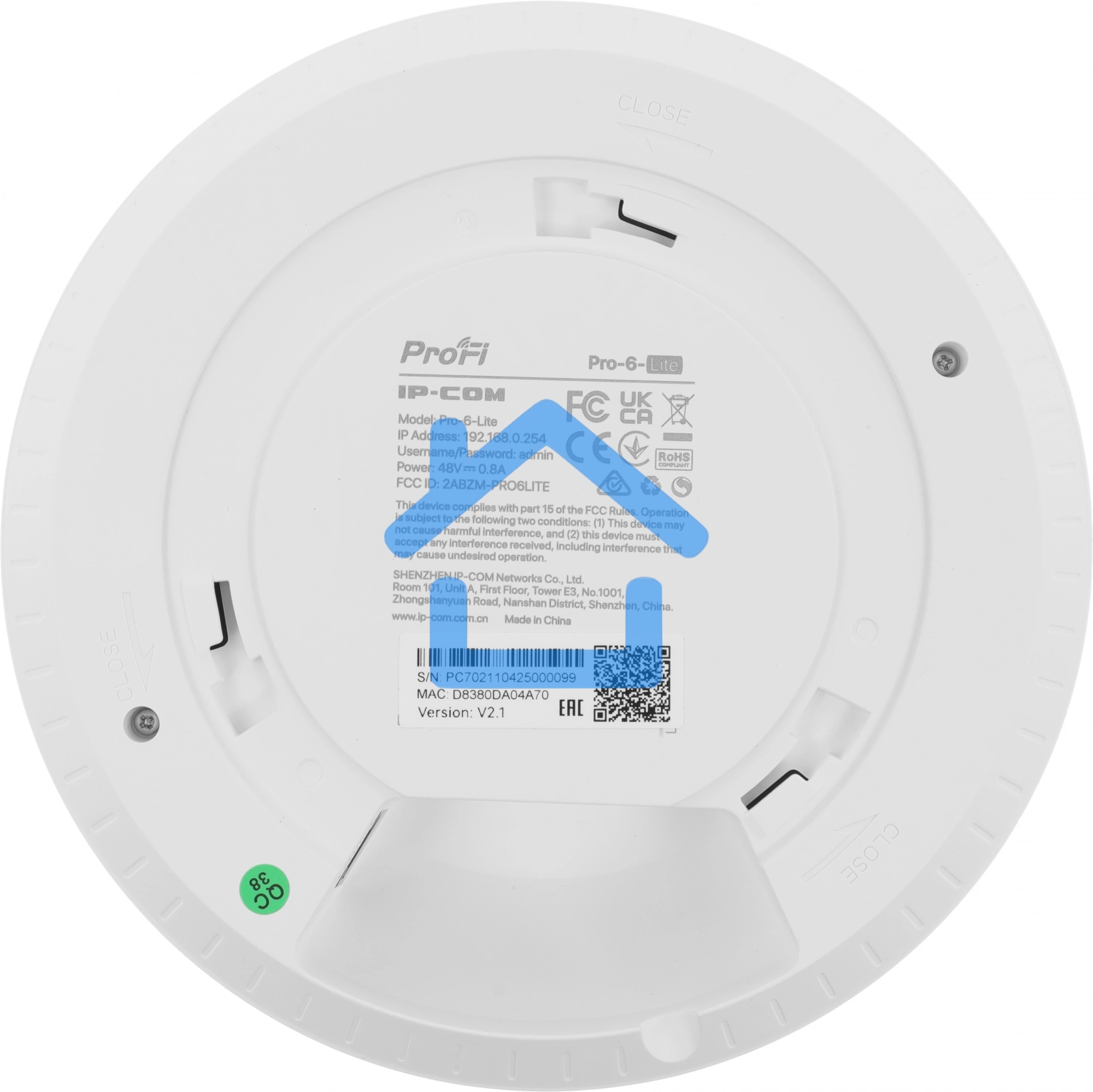 Точка доступа Wi-Fi IP-COM AX3000 MU-MIMO PRO-6-LITE