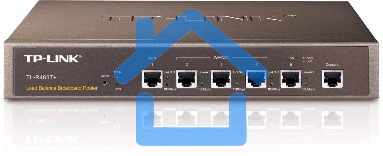 Маршрутизатор TP-Link SMB TL-R480T+ Роутер для ср.бизнеса 1WAN+4LAN 10/100Mb/s,Intel IXP 266MHz, Firewall,NAT,VPN