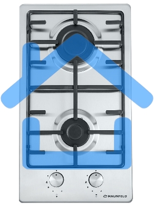 Газовая варочная панель Maunfeld EGHS.32.3ES/G, нержавеющая сталь