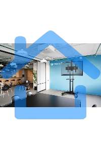 Мобильная стойка ONKRON TS1551 черный