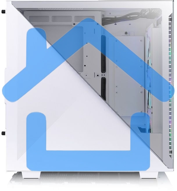 Компьютерный корпус Thermaltake Divider 300 TG ARGB белый без БП ATX 2x120мм 2xUSB 3.0 audio front door bott PSU