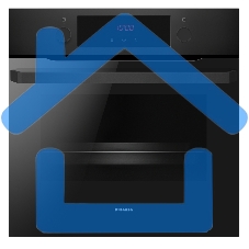 Духовой шкаф электрический Hansa BOES68454 черный, встраиваемый