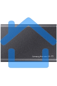 Внешний SSD Samsung T7, 2TB, USB 3.2 Gen 2 Type-C, R/W 1050/1000, титан