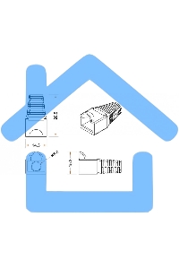 Изолирующий колпачок Hyperline BOOT-BK-10 для разъемов RJ-45, черный (10 шт.)