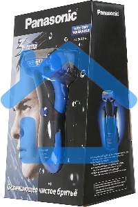 Электробритва сетчатая Panasonic ES-SL41A520 реж.эл.:1 питан.:аккум. синий/черный