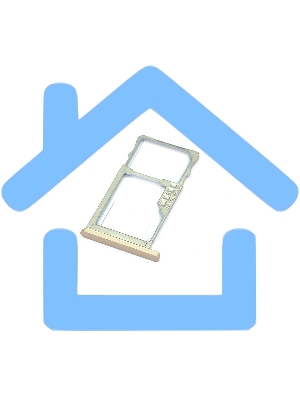 Лоток для SIM-карты Meizu U10 золотой