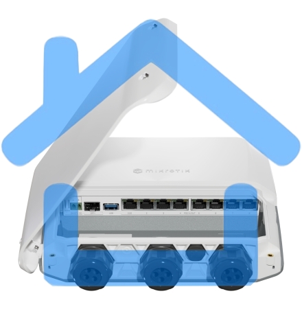 Маршрутизатор/ RB5009UPr+S+OUT Wired router 2.5 Gigabit Ethernet, Gigabit Ethernet White