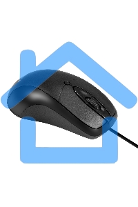 Мышь проводная ExeGate Professional Standard B100 черный, 1000 dpi, USB, кнопки - 3