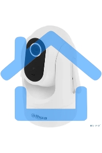 Камера видеонаблюдения IP Dahua DH-SD-H2C-0400B Wi-Fi 4-4мм корп.:белый