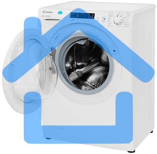 Стирально-сушильная машина Candy CSW4 365D/2-07 белый загр.фронтальная макс.:6кг 1300 об/мин класс: В
