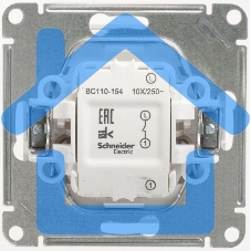 Механизм выключателя 1-кл. СП W59 10А IP20 10АХ бел. SchE VS110-154-1-86