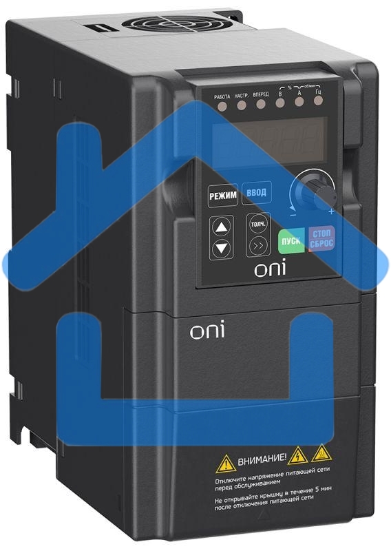 Преобразователь частоты A150 380В 3ф 1.5кВт 5А встроенный торм. модуль ONI A150-33-15NT