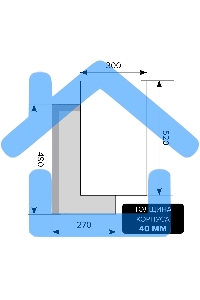 Газовая варочная панель LEX GVS 321 Inox 4000Вт 2 комфорки нерж.сталь