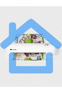 Ламинатор Гелеос ЛМ-А4Мини белый A4 (75-150мкм) 32см/мин (2вал.) лам.фото