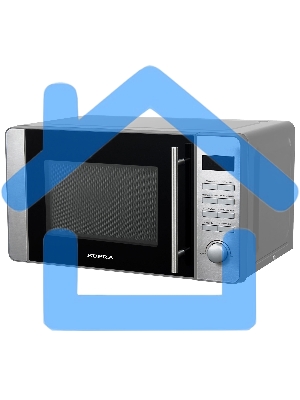 Микроволновая печь SUPRA 20TS55 серебристый, 20 л, 700 Вт, переключатели - поворотный механизм/кнопки