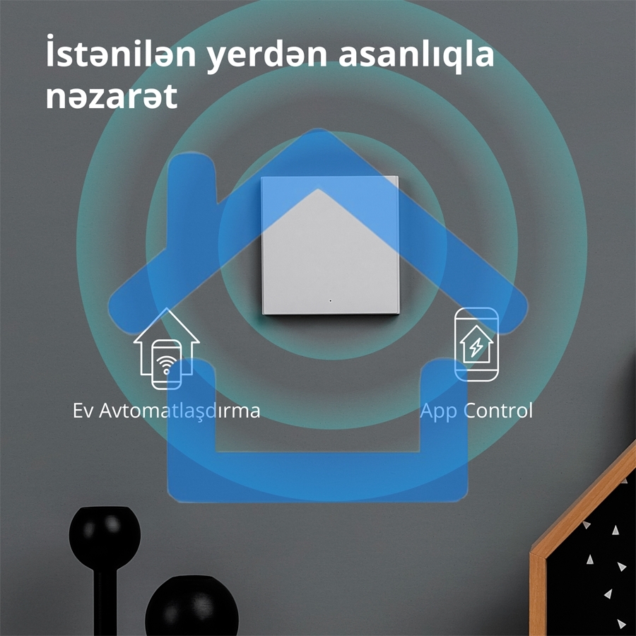 Умный выключатель одноклавишный Aqara Smart Wall Switch H1 (WS-EUK01)