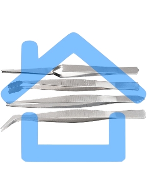 Набор пинцетов из нержавеющей стали, 4 шт. Sparta