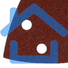 Треугольник абразивный Denzel на ворc. подложке под 