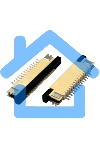 Разъем FPC Half Coverage Top Contact 0.8K-BS-10PWB 10 pin высота 2мм шаг 0,8мм