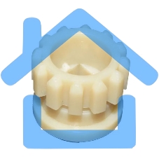 Втулка шнека для мясорубки Bosch, Siemens 753348 Втулка шнека для мясорубки Bosch, Siemens 753348