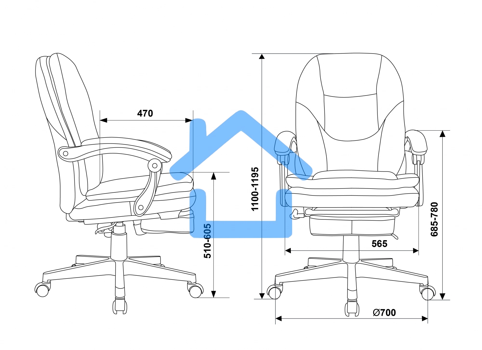 Кресло руководителя Бюрократ T-9950MSG-F слоновая кость эко.кожа, крестов. пластик подст. для ног