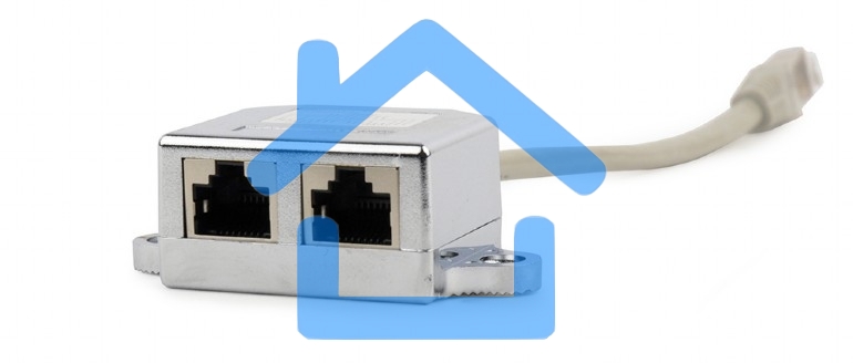 Разветвитель Cablexpert NCA-SP-01A UTP 1 порт RJ45 (T568A/T568B) -> 2 порта RJ45 10/100 BASE-T