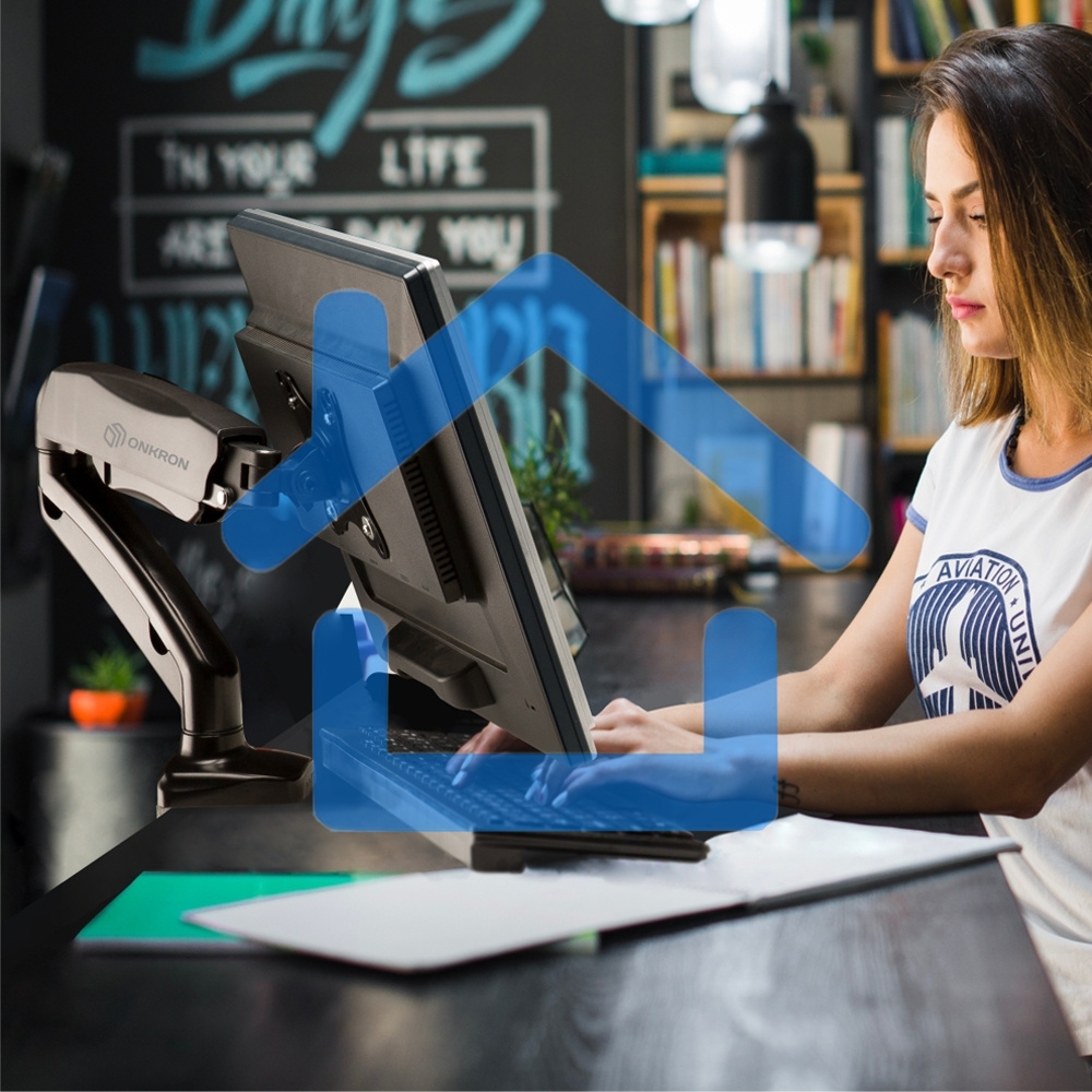 Кронштейн (держатель) ONKRON G80 для монитора 13