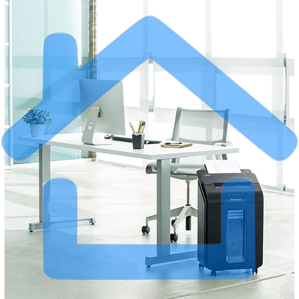 Шредер Fellowes AutoMax 100M (секр.P-4)/фрагменты/100лист./23лтр./скрепки/скобы/пл.карты