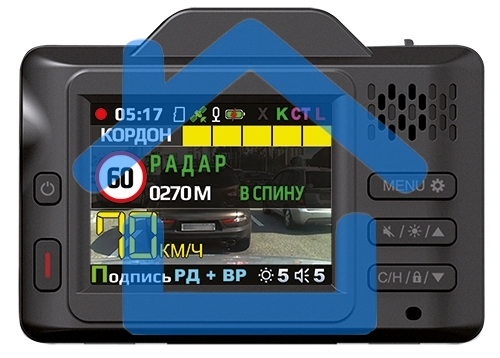 Радар-детектор Inspector CAYMAN S signature Видеорегистратор GPS приемник G-сенсор черный