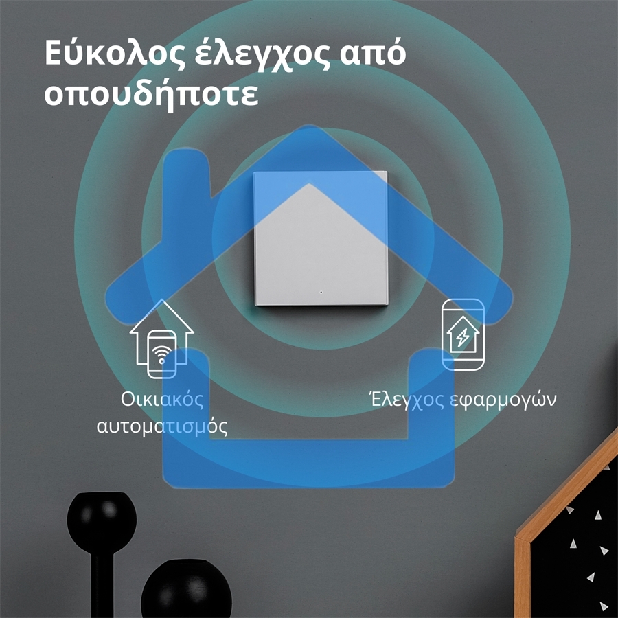 Умный выключатель одноклавишный Aqara Smart Wall Switch H1 (WS-EUK01)