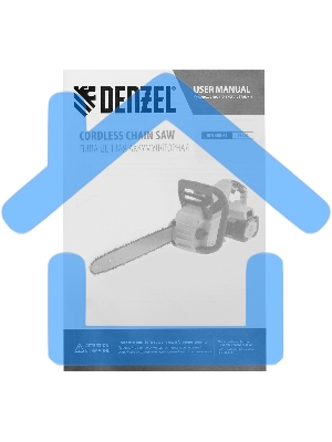 Пила цепная аккумуляторная бесщет., RCS 400-62, 400 мм, Li-ion, 62В Denzel