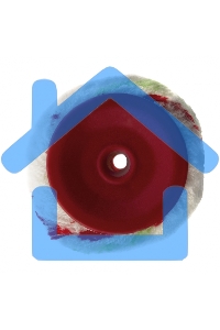 Валик сменный Эмали,180 мм,ворс 12 мм, D 48 мм, D ручки 8 мм,полиамид,полиакрил Сибртех