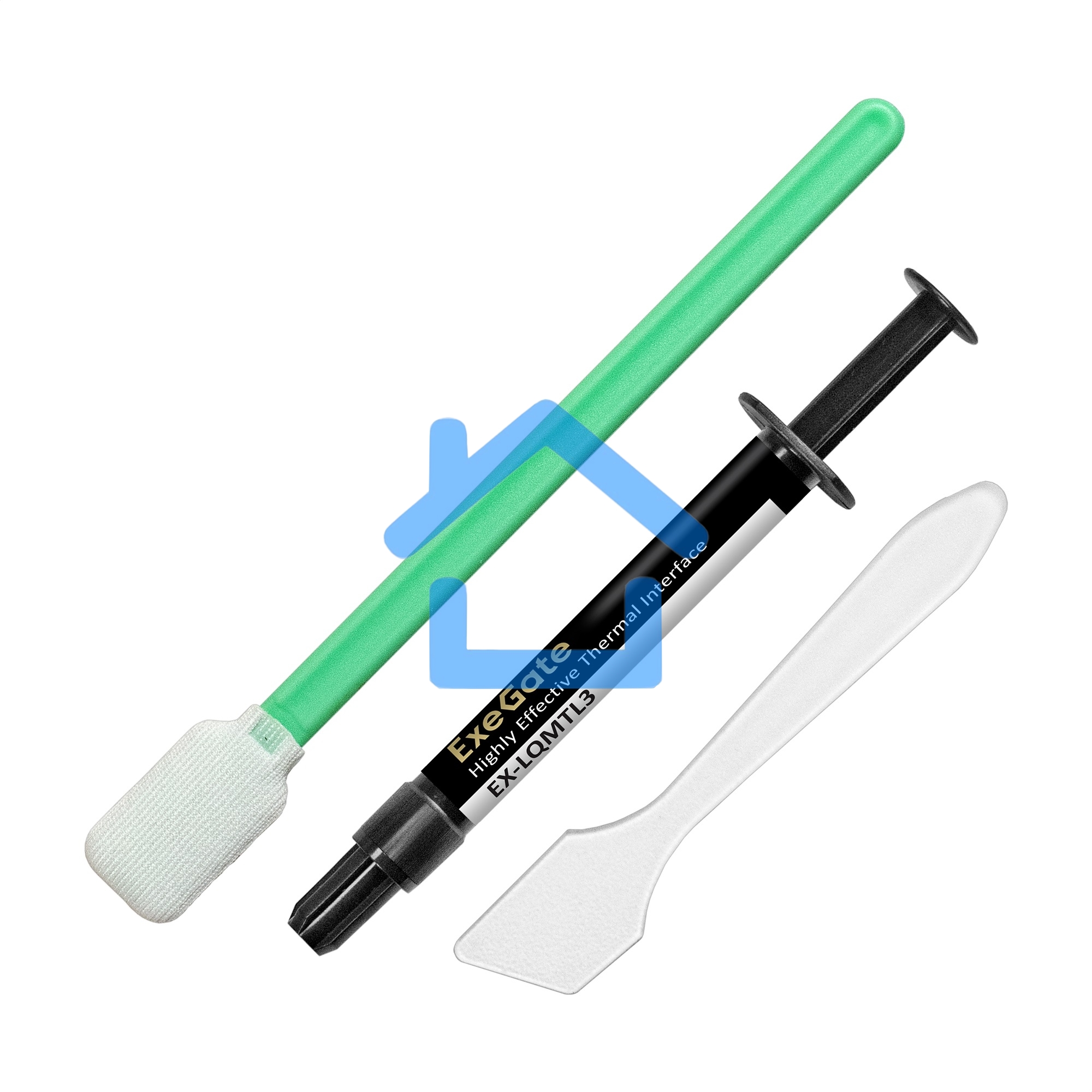 Жидкий металл ExeGate EX-LQMTL3 (79 Вт/(м•К), 3г, шприц с лопаткой)