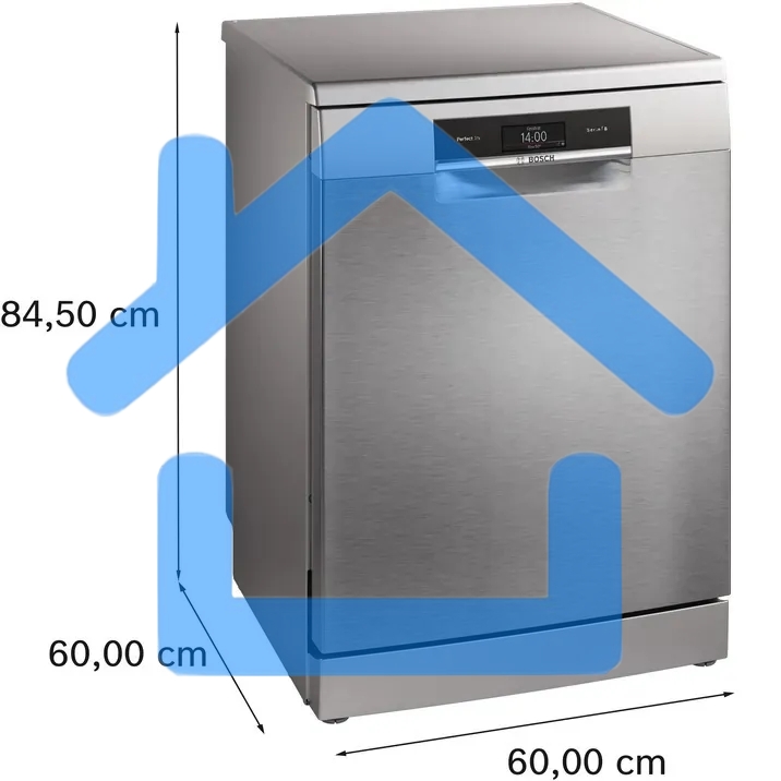 Посудомоечная машина Bosch SMS8ZDI86Q, серебристый, 60 см, 13 компл., 40 дБ, класс A+++