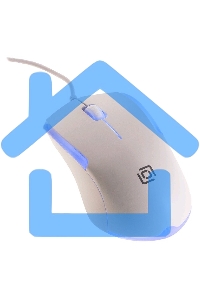 Мышь проводная Oklick 245M белый, 1000 dpi, USB, кнопки - 3