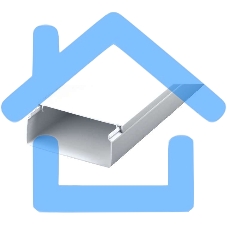 Кабель-канал 100х40 L2000 пластик с двойным замком УралПак КК-19100040-024