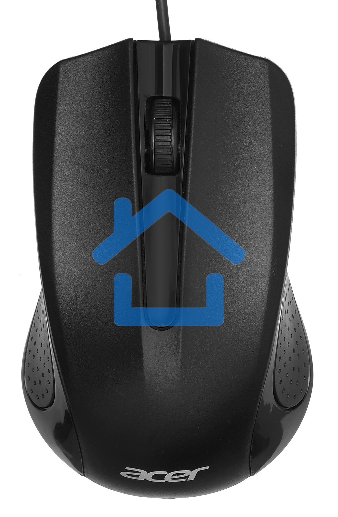 Мышь проводная Acer OMW010 черный, 1200 dpi, USB, кнопки - 3