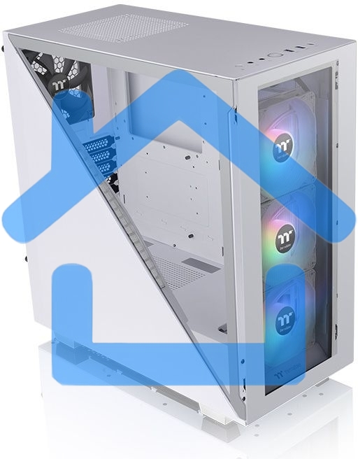 Компьютерный корпус Thermaltake Divider 300 TG ARGB белый без БП ATX 2x120мм 2xUSB 3.0 audio front door bott PSU