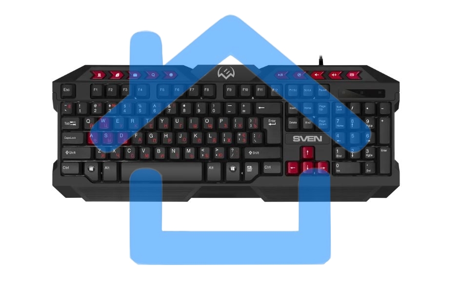 Набор SVEN GS-9200 игровые клавиатура, мышь и коврик
