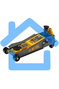 Домкрат гидравлический подкатной Denzel 2/3 т, 98-770 мм, быстрый подъем, низ. подхват, проф, SUV 51270