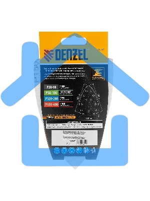 Треугольник абразивный Denzel на ворc. подложке под 